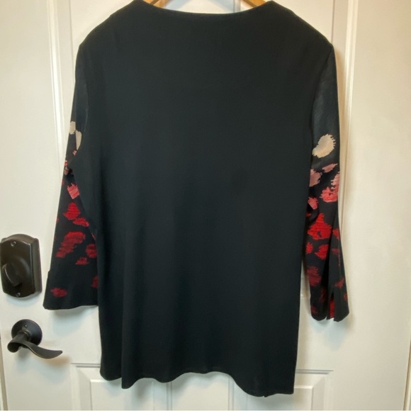 Ming Wang Women's XL Cardigan Jacket 3/4 Sleeve EUC - Picture 2 of 13